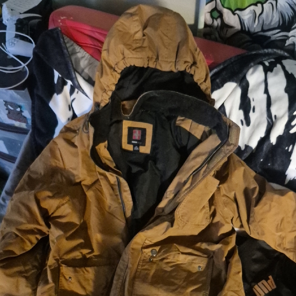 Stylish Brown Hooded Jacket